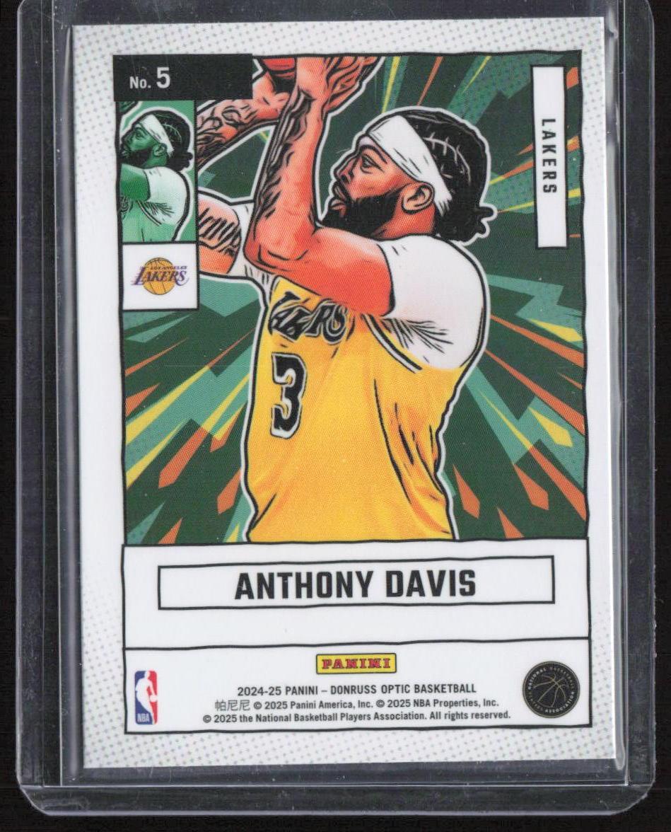 2024-25 Donruss Optic #5 Anthony Davis Net Marvels