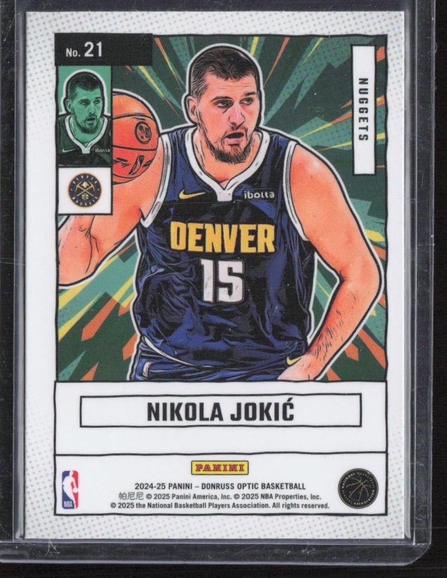 2024-25 Donruss Optic #21 Nikola Jokic Net Marvels