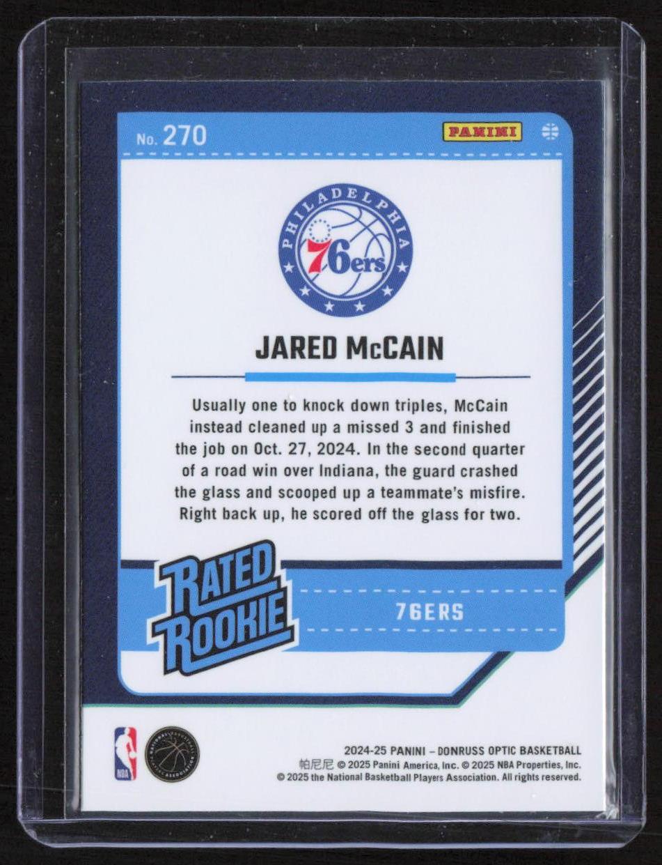 2024-25 Donruss Optic #270 Jared McCain