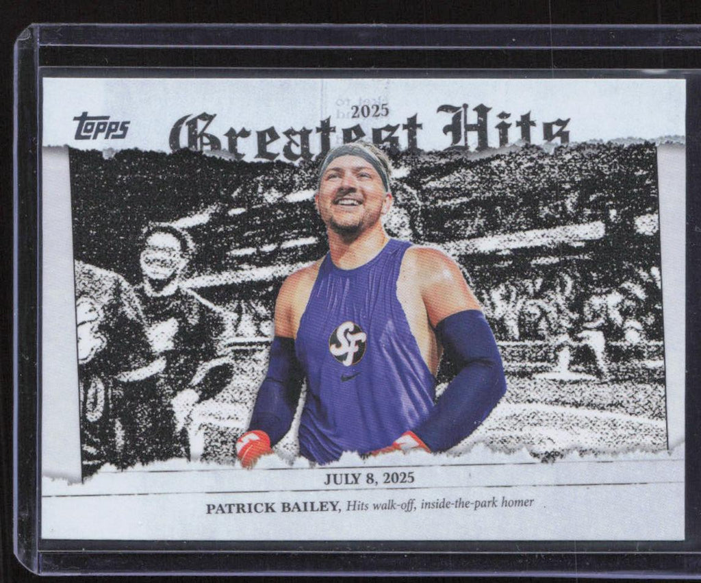 2026 Topps #GH-21 Patrick Bailey 2025 Greatest Hits