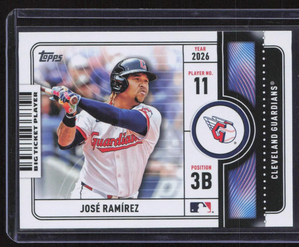 2026 Topps #BTP-9 José Ramírez Big Ticket Players
