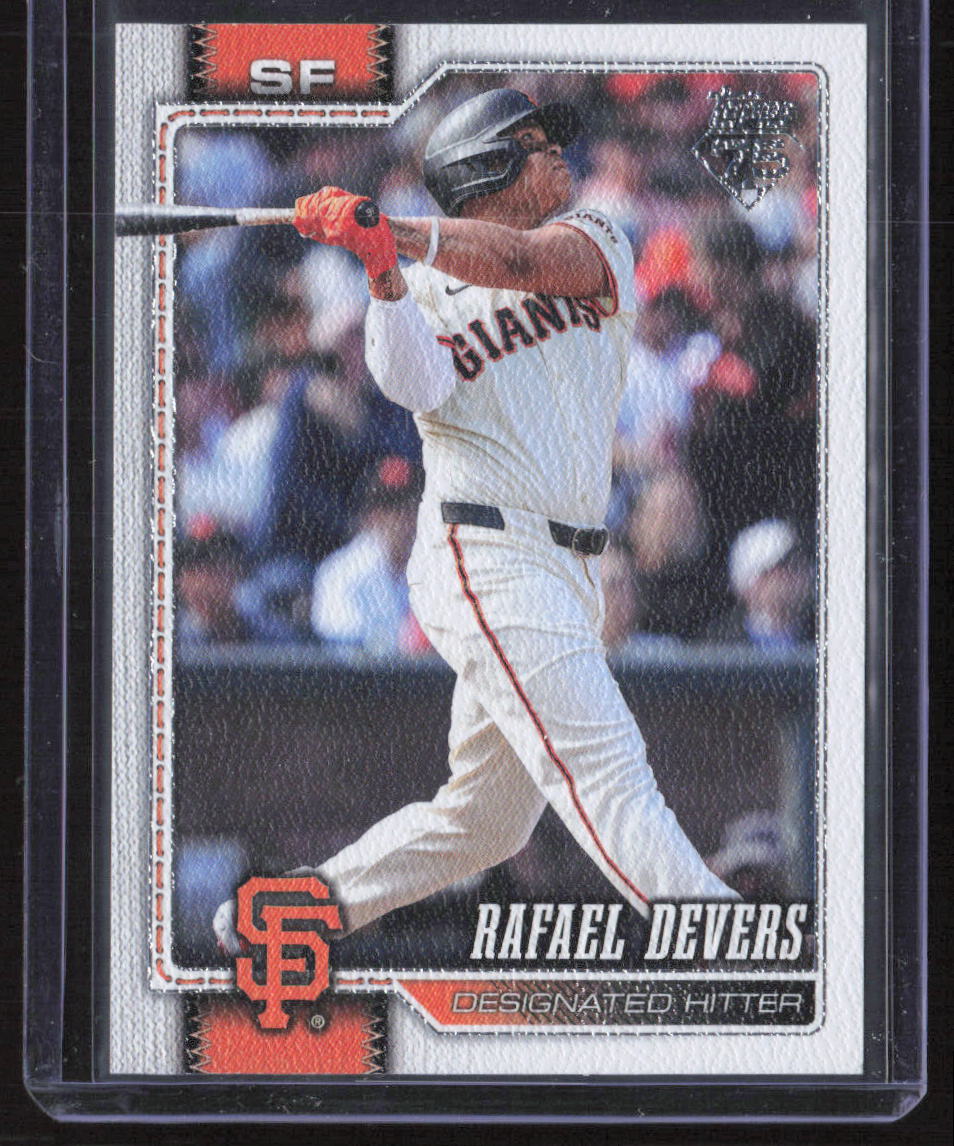 2026 Topps #219 Rafael Devers Canvas #/50
