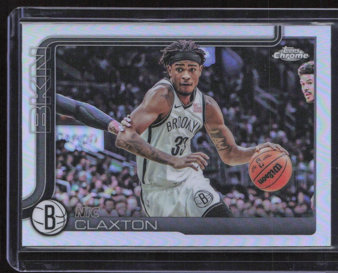 2025-26 Topps Chrome #27 Nic Claxton Refractor