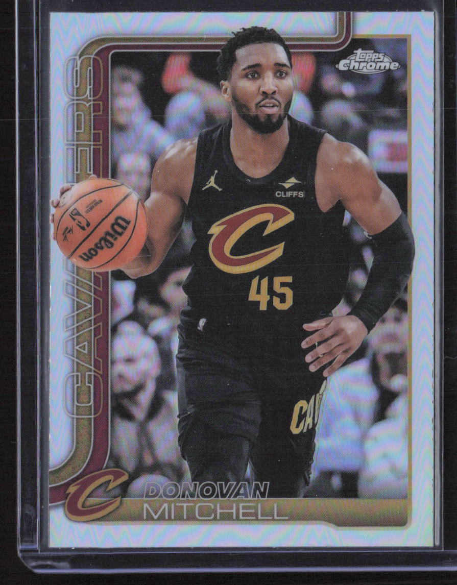 2025-26 Topps Chrome #69 Donovan Mitchell Refractor