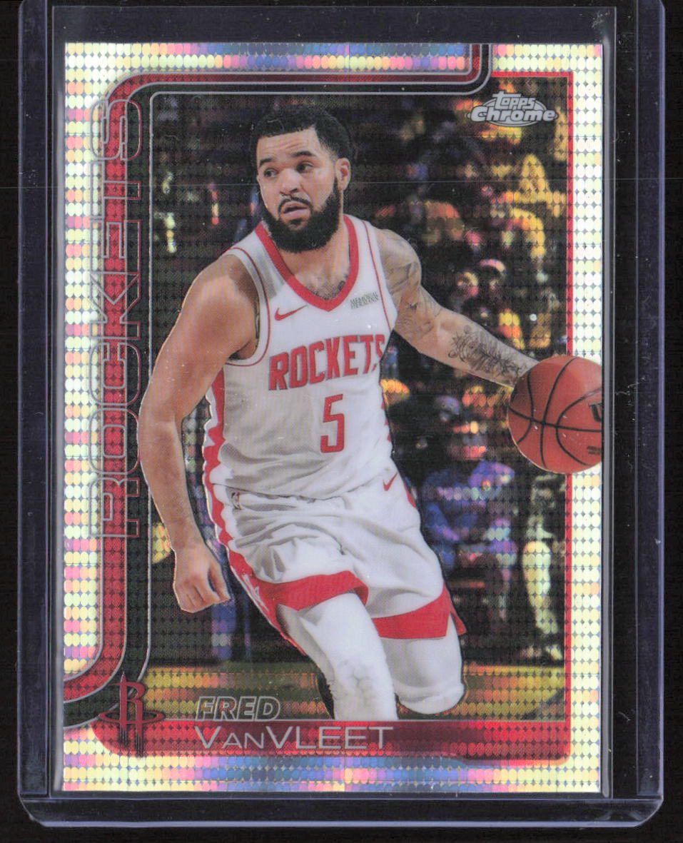 2025-26 Topps Chrome #66 Fred VanVleet Pulsar Refractor