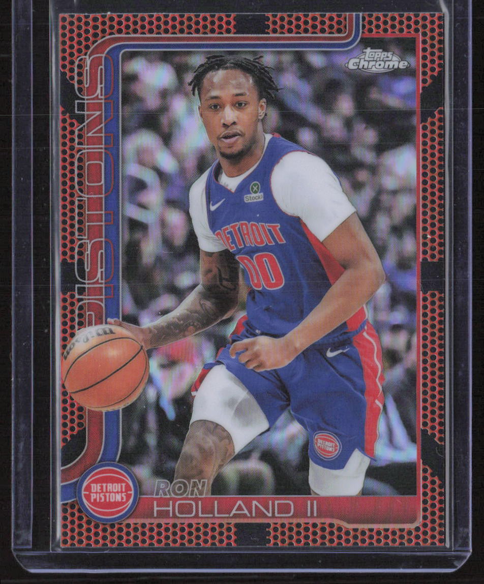 2025-26 Topps Chrome #16 Ron Holland II Basketball Refractor
