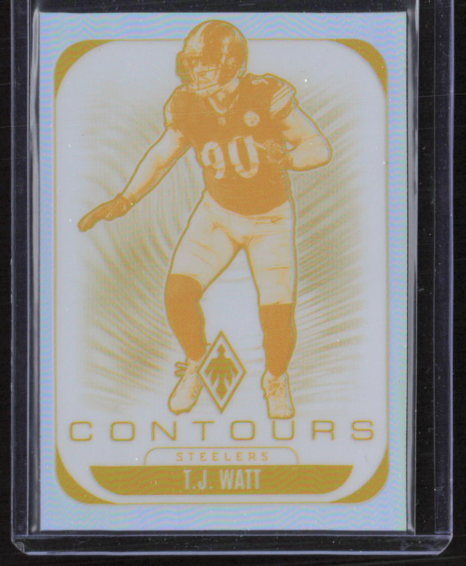 2025 Panini Phoenix #27 T.J. Watt Contours