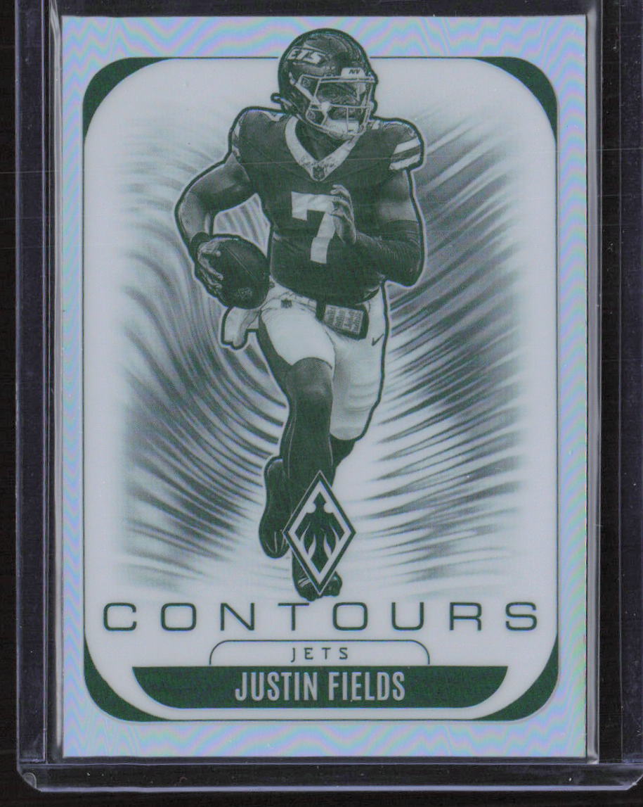 2025 Panini Phoenix #25 Justin Fields Contours