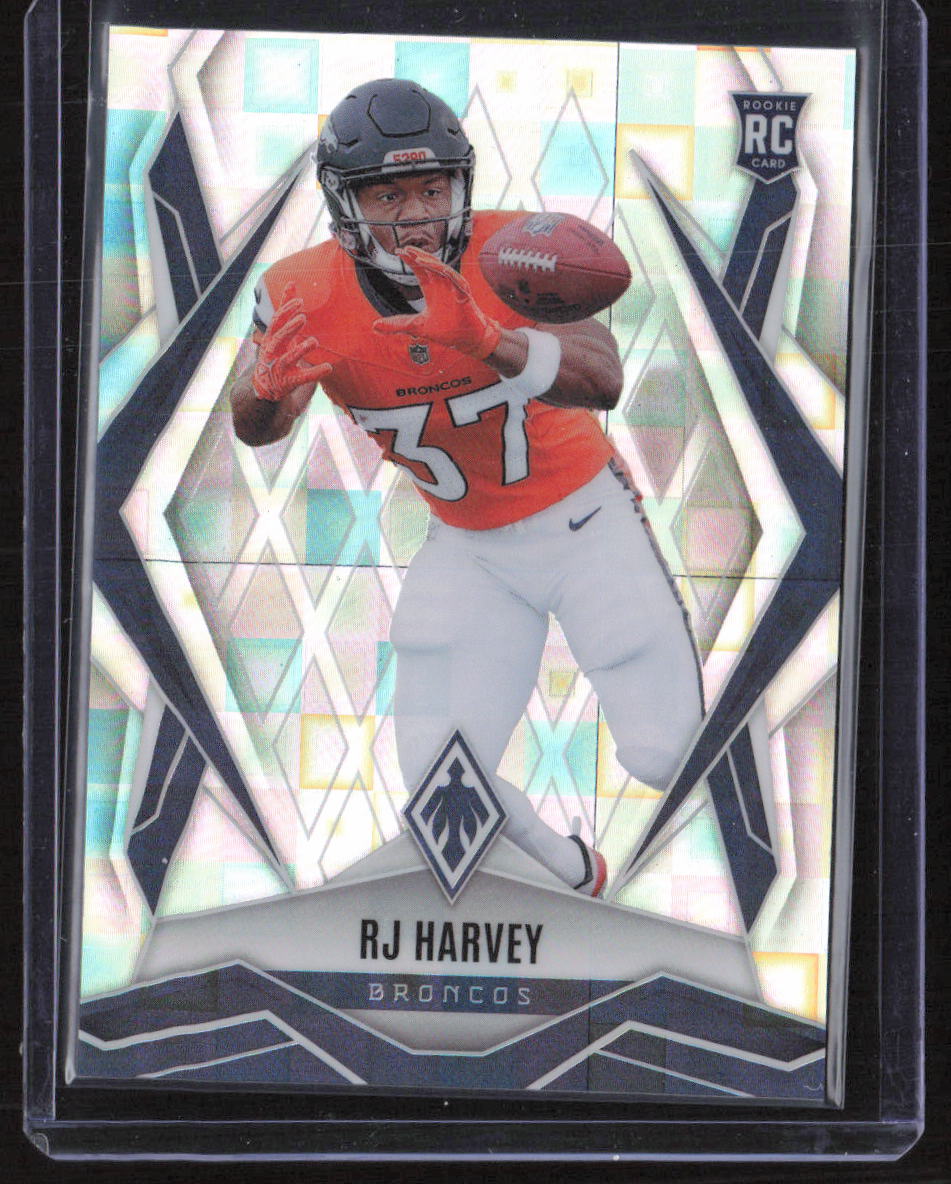 2025 Panini Phoenix #176 RJ Harvey Silver Pandora Prizm