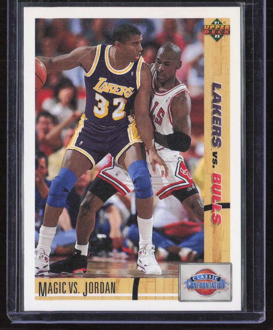 1991-92 Upper Deck #34 Magic vs. Jordan