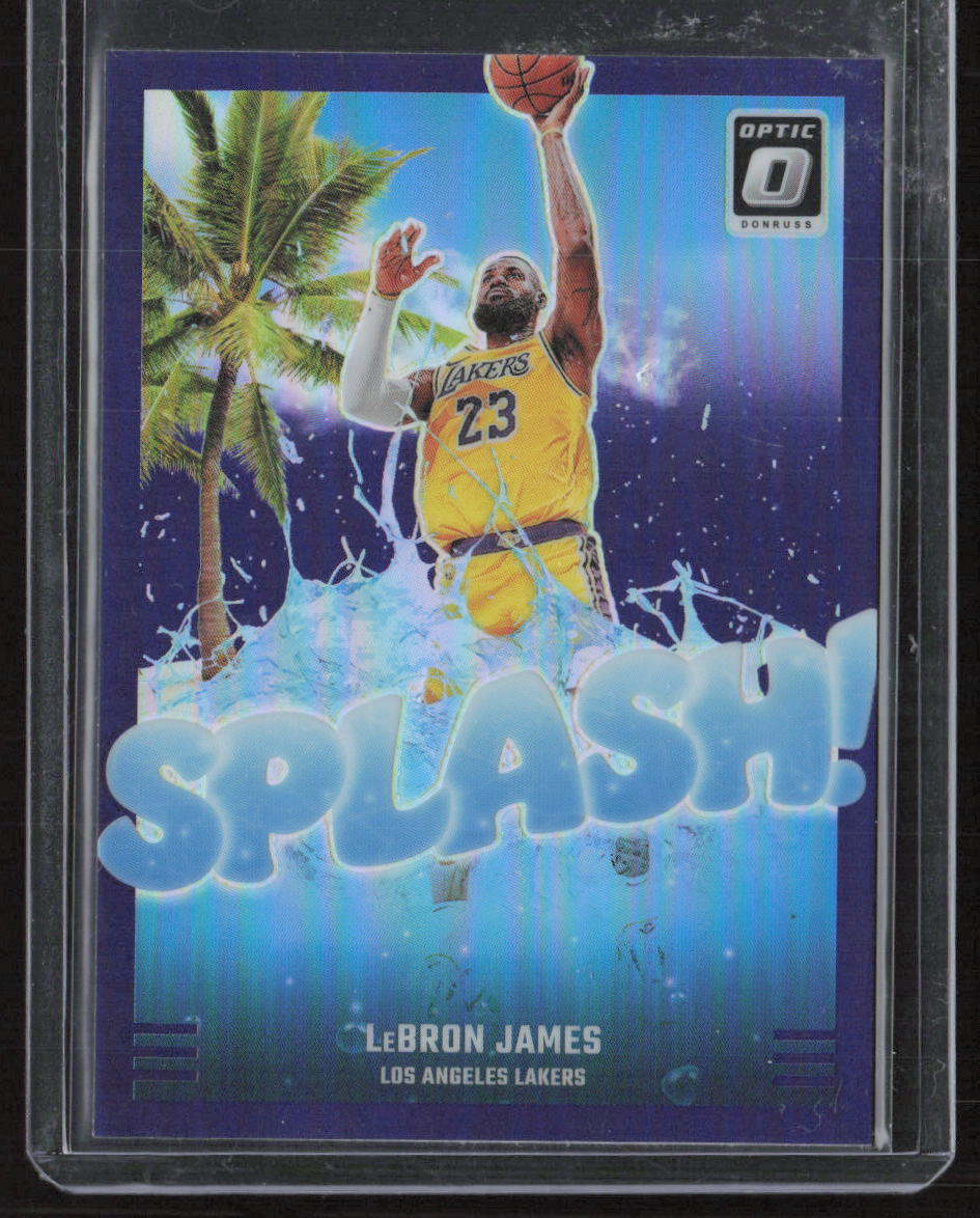 2024-25 Donruss Optic #5 LeBron James Splash! Purple