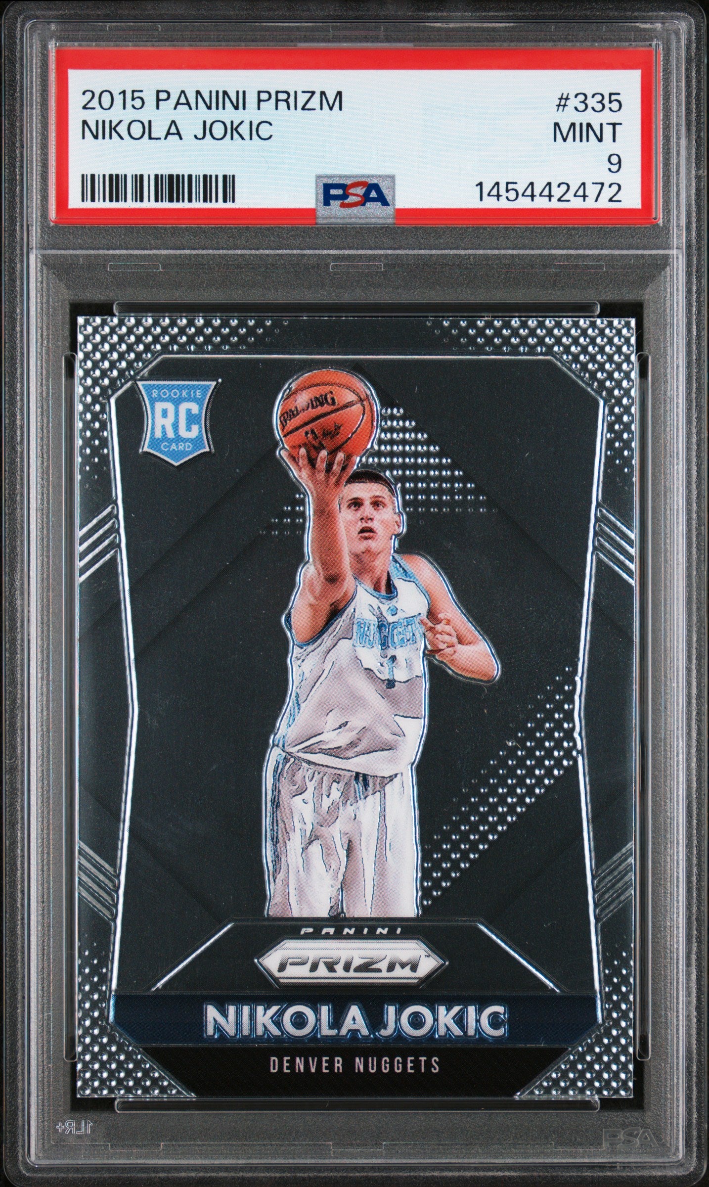 2015-16 Panini Prizm #335 Nikola Jokic PSA 9