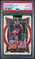 2024-25 Panini Select #73 Alexandre Sarr White Wave Prizm PSA 10 #/99