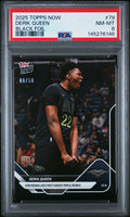 2025-26 Topps Now #79 Derik Queen Black Foil PSA 8 #/10