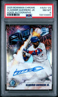 2025 Bowman Chrome #AAV-VG Vladimir Guerrero Jr. Adios Autographs PSA 8 #/99