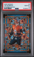 2025 Panini Mosaic #5 Joe Burrow Stained Glass PSA 10
