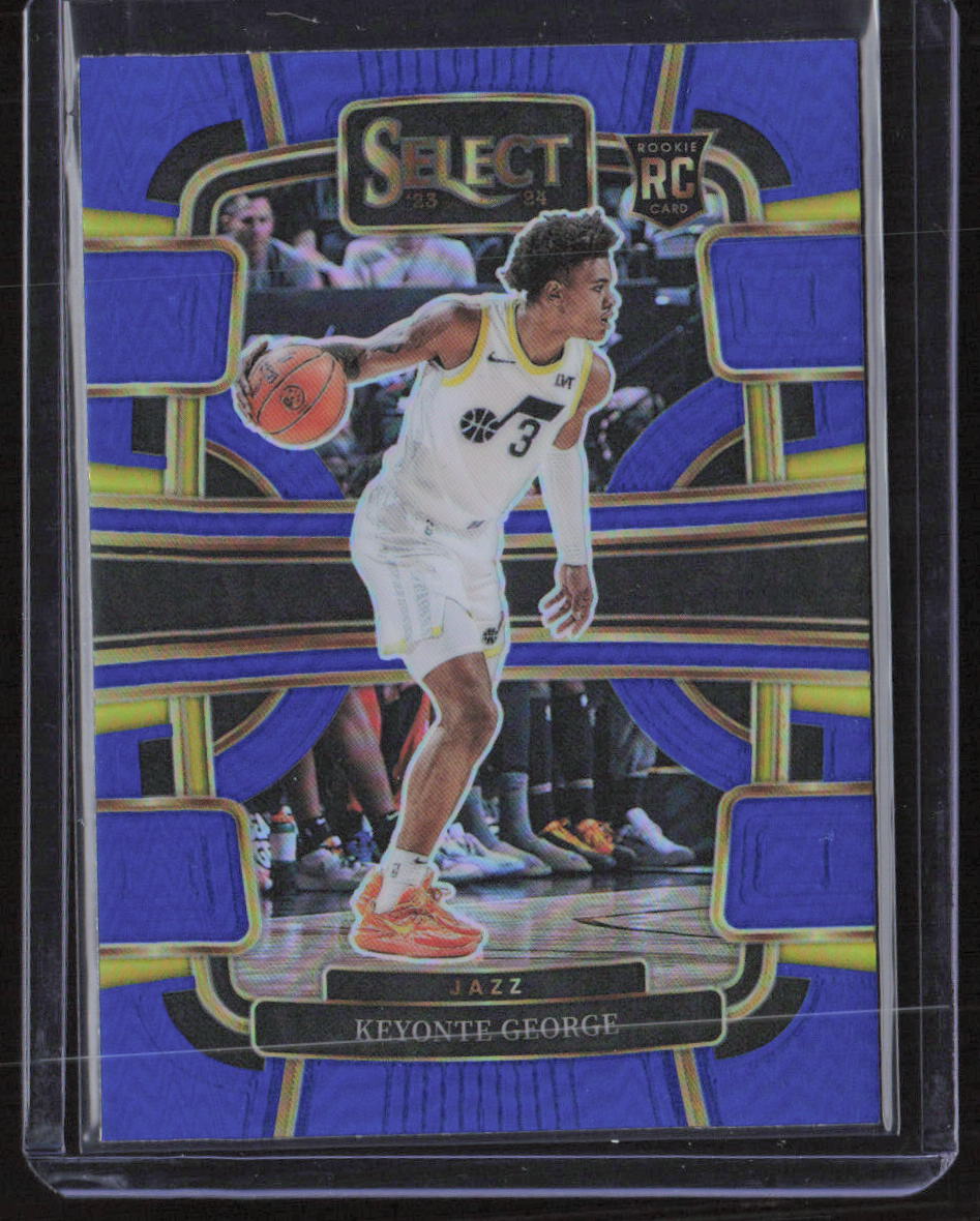 2023-24 Panini Select #75 Keyonte George Blue Prizms