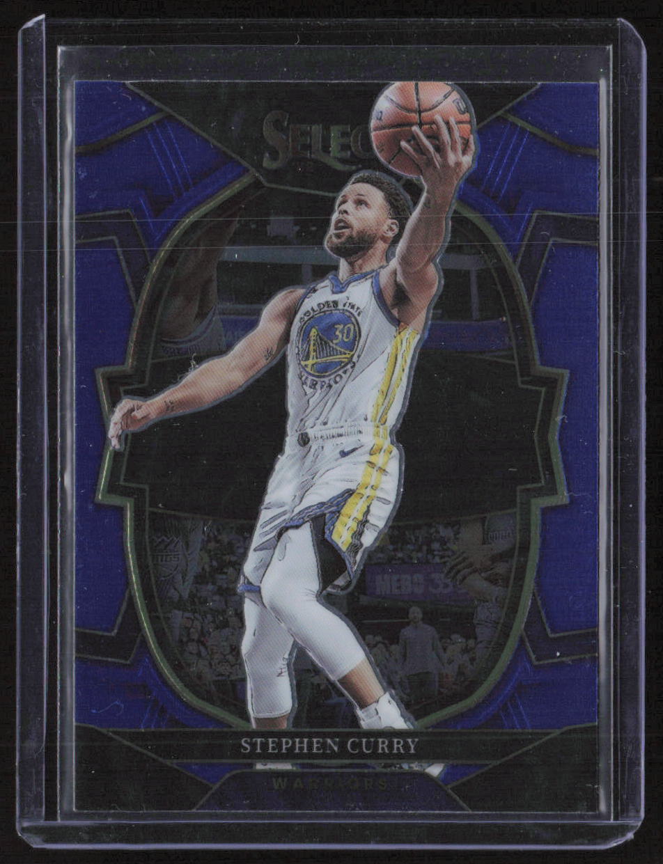 2022-23 Panini Select #27 Stephen Curry Blue Prizms
