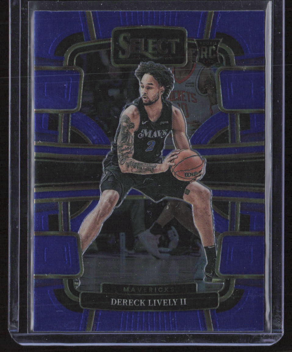 2023-24 Panini Select #76 Dereck Lively II Blue (Retail Base)