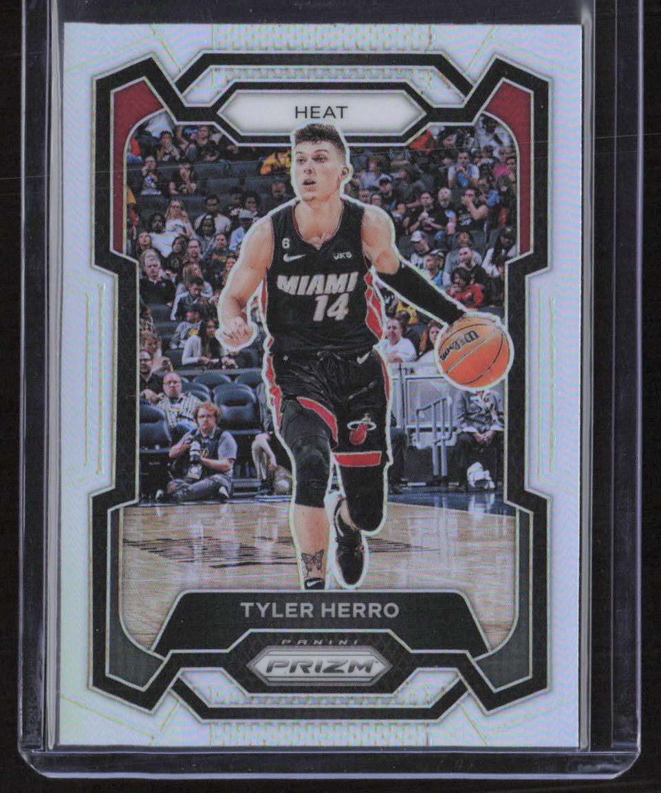 2023-24 Panini Prizm #32 Tyler Herro Prizms Silver