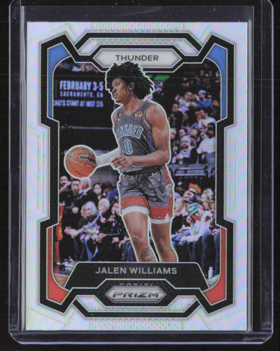 2023-24 Panini Prizm #19 Jalen Williams Prizms Silver