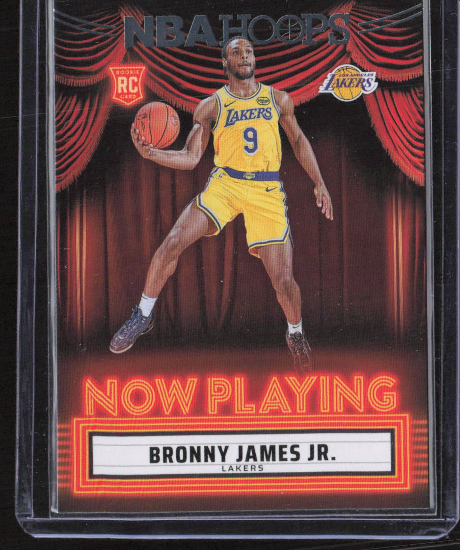 2024-25 Hoops #13 Bronny James Jr. Now Playing
