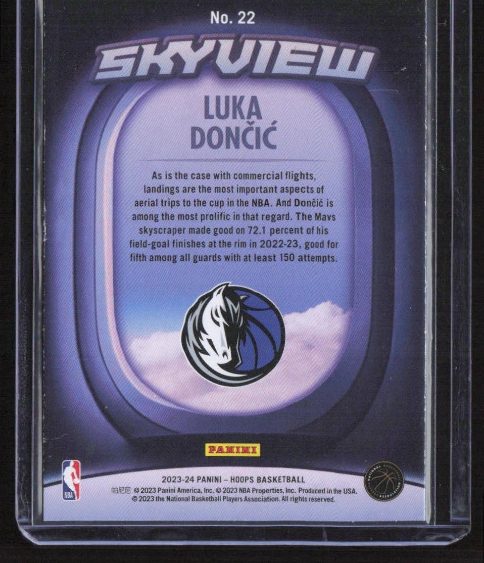 2023-24 Hoops #22 Luka Doncic Skyview