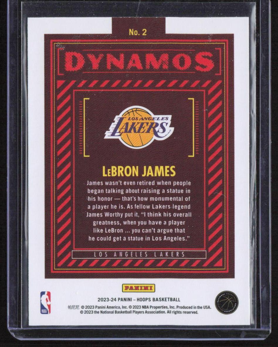 2023-24 Hoops #2 LeBron James Dynamos